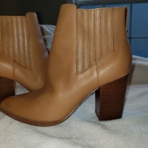Aldo Tan Ankle Boots with Western Flair